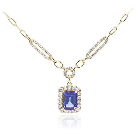 Collar en oro con Tanzanita AAA (CIRARI)