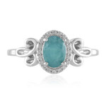 Anello in argento con Grandidierite