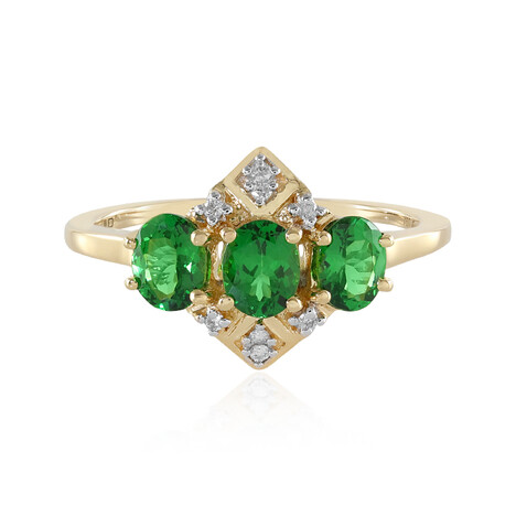 18K Tsavorite Gold Ring