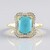 Anello in argento con Turchese Sleeping Beauty