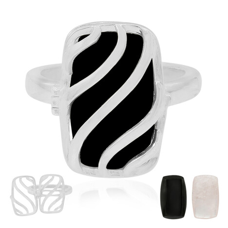 Edelstein-Silberring