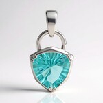 Ciondolo in argento con Fluorite Braldu (Pallanova)