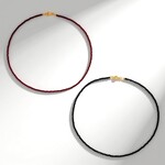 Collana in argento con Granato Mozambico