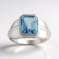 Anello in argento con Topazio Marambaia (de Melo)