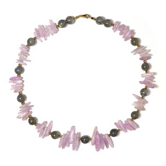 Collier en argent et Labradorite