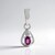 Ciondolo in argento con Rodolite