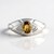 Anello in argento con Zircone Giallo
