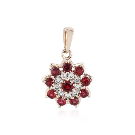 Colgante en oro con Rubí de Tanzania (de Melo)