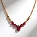 Collana in oro con Rubino Mozambico (CIRARI)