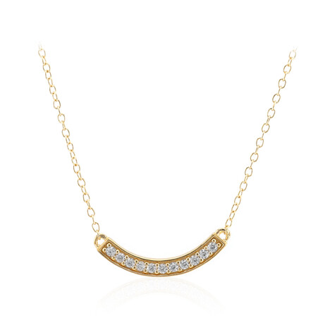 Zirkon-Silbercollier