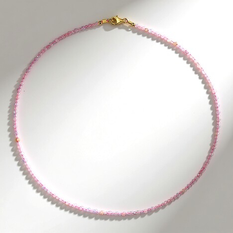 Collana in argento con Berillo Fancy