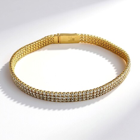 Bracciale in oro con Diamante I1 (H) (CIRARI)