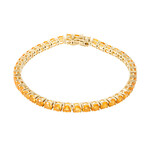 9K Mexican Fire Opal Gold Bracelet (CUSTODANA)