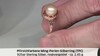 Anillo en plata con Perla Ming durazno (TPC)