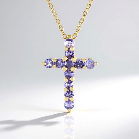 Collana in argento con Tanzanite