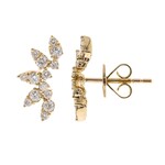 18K SI1 (H) Diamond Gold Earrings (CIRARI)