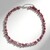 Collana in argento con Quarzo Fragola