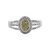 Anello in argento con Diamante Giallo I4