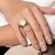 Anillo en plata con Calcedonia agua  (Ornaments by de Melo)