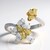 Anello in oro con Diamante Giallo SI2 (CIRARI)