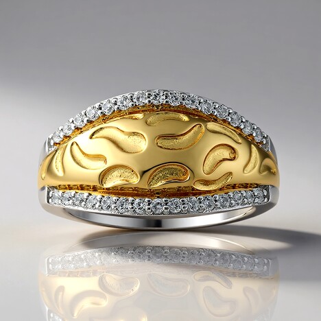 Bague en argent et Zircon (Remy Rotenier)