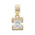 9K SI1 (G) Diamond Gold Pendant (Annette)