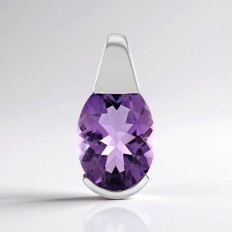Pendentif en argent et Améthyste