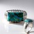 Anello in argento con Turchese Ramato Blu Mohave (Faszination Türkis)