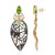 Pendientes en oro con Peridoto (Estée Collection)
