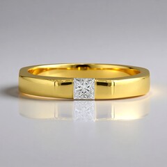 Anello in oro con Diamante SI1 (G) (Annette)