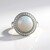 Zilveren ring met een AAA Welo-opaal (de Melo Essence)