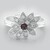 Anello in argento con Rubino Malawi