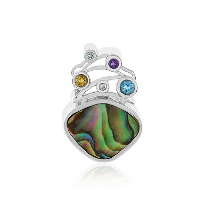 Ciondolo in argento con Conchiglia Abalone (MONOSONO COLLECTION)