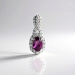Ciondolo in argento con Rodolite di Naktamunda