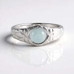 Anello in argento con Acquamarina Brasiliana (de Melo Essence)
