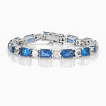 Zilveren armband met kleurwissel fluorieten