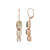 Boucles d'oreilles en argent et Labradorite verte de Maniry (KM by Juwelo)