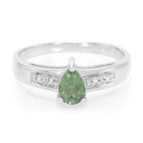 Russischer Apatit-Silberring