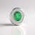 Ciondolo in argento con Quarzo Verde Smeraldo (MONOSONO COLLECTION)