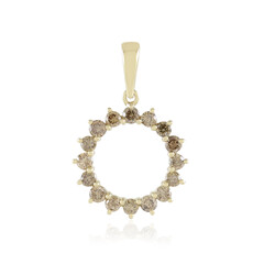 Ciondolo in oro con Diamante Champagne I2 (de Melo Gold)