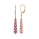 Pendientes en plata con Amatista (KM by Juwelo)