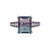 Bi Colour Fluorite Silver Ring
