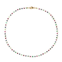 Collier en argent et Emeraude (Riya)