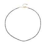 Collana in argento con Diamante Nero