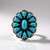 Anello in argento con Turchese Sleeping Beauty (Desert Chic)