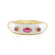 Bague en argent et Rubis de Madagascar