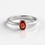 Anello in argento con Rubino Tanzania