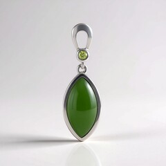Ciondolo in argento con Giada Canadese