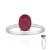 Anello in argento con Rubino Bemainty