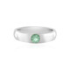 Anello in argento con Smeraldo Colombiano